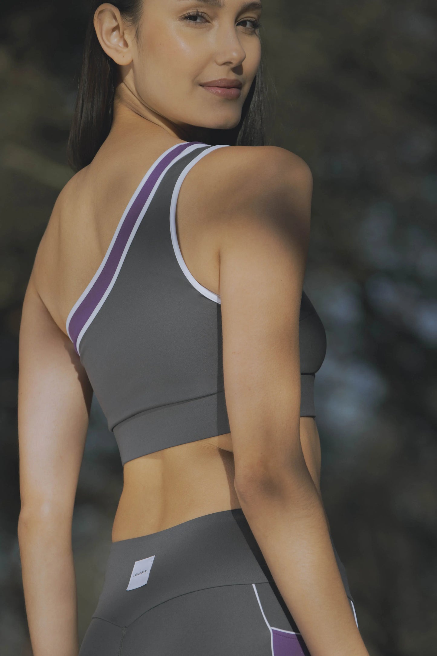 BRASSIÈRE ASYMÉTRIQUE PRISCILLA GRISE LOUERIS