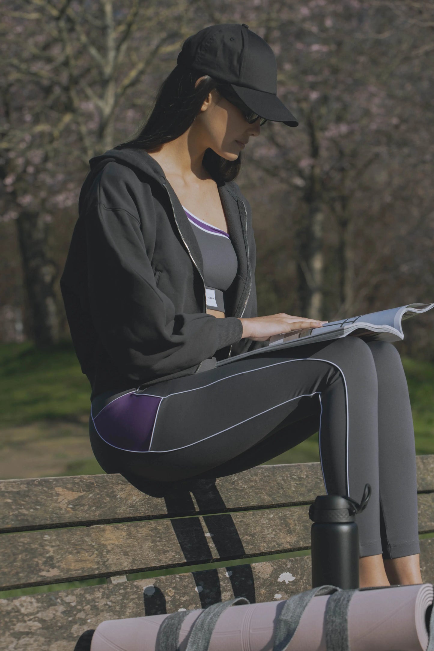 LEGGING GAINANT TAILLE CROISÉE ELVIS GRIS LOUERIS