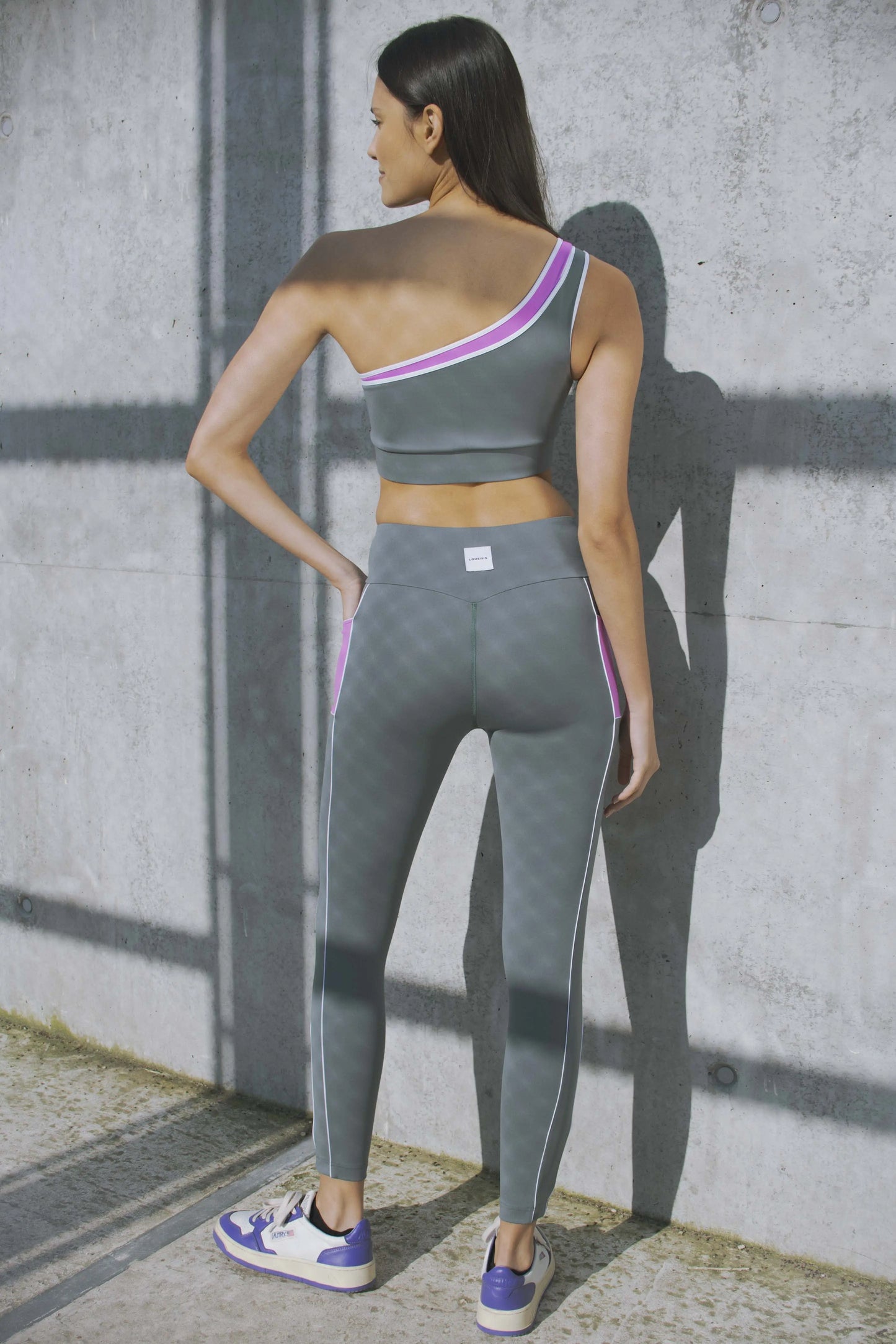 LEGGING GAINANT TAILLE CROISÉE ELVIS VERT LOUERIS