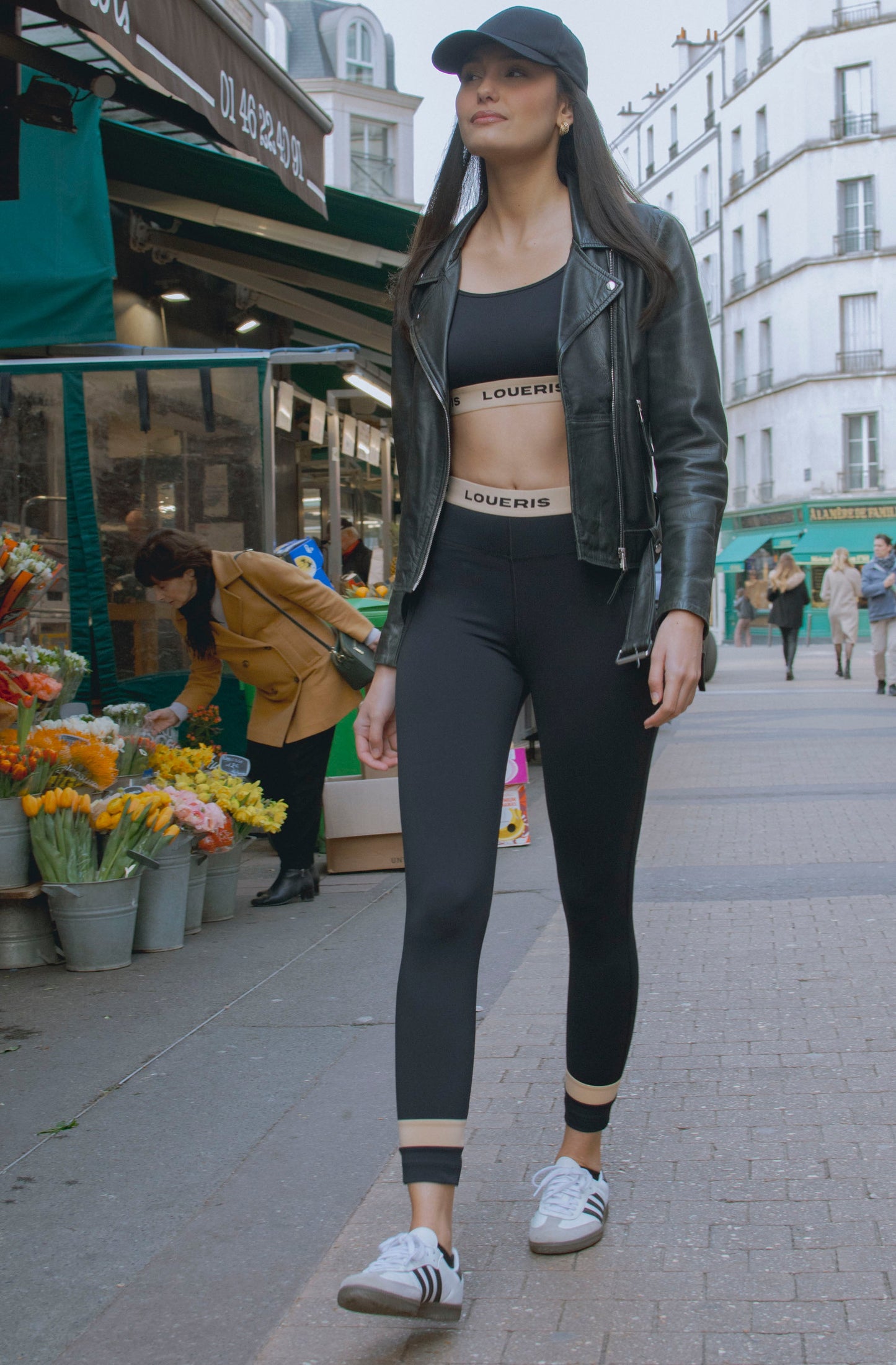 LEGGING GAINANT TAILLE HAUTE CLYDE NOIR LOUERIS