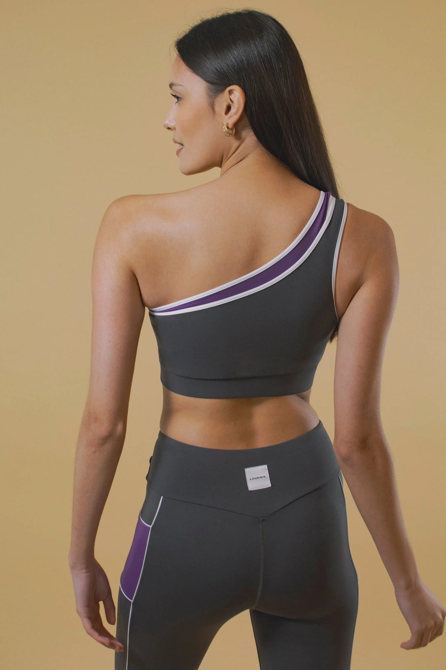 BRASSIÈRE ASYMÉTRIQUE PRISCILLA GRISE LOUERIS