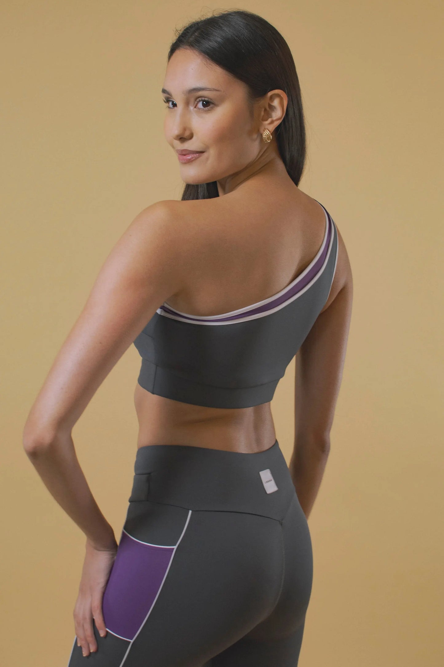 BRASSIÈRE ASYMÉTRIQUE PRISCILLA GRISE LOUERIS